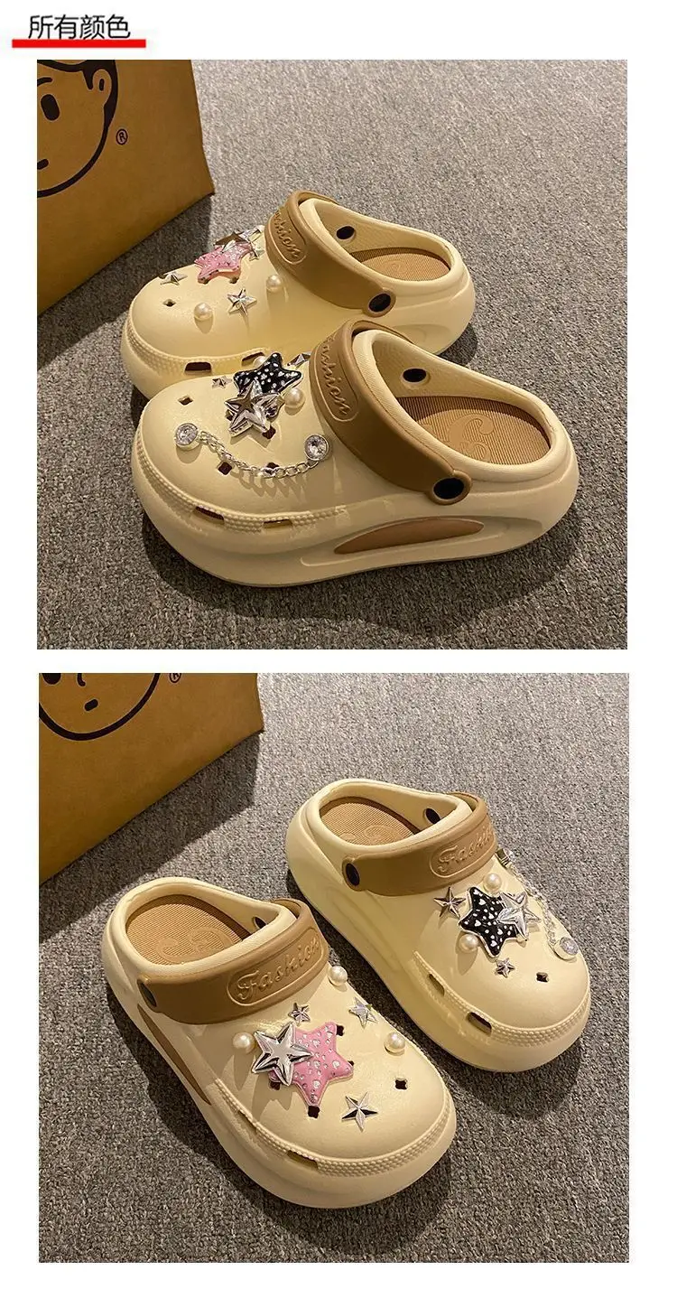 Hello Kitty Eva Clogs for Women, Summer Thick-Soled Non-Slip Odor-Free Beach Sandals, Trendy Women's Non-Slip Odor-Free Slippers — feature 19