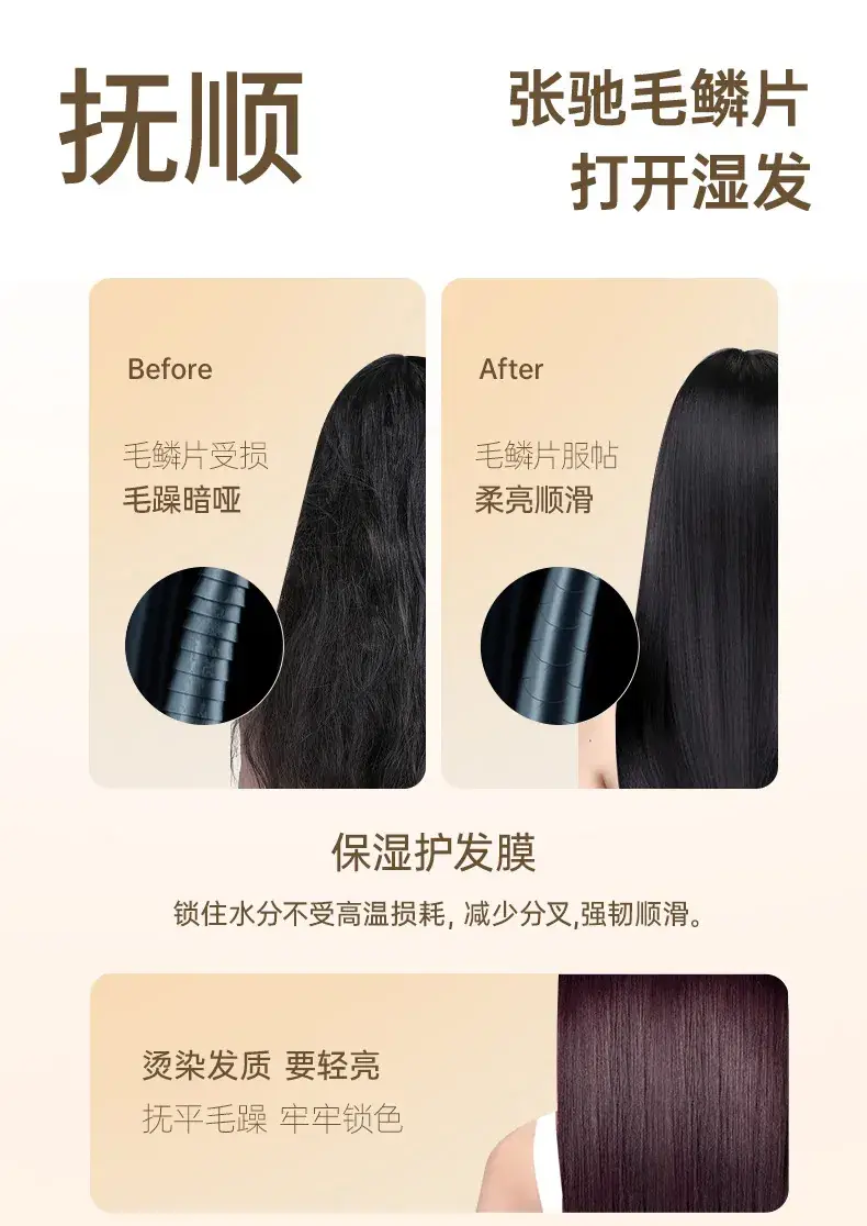 Household Negative Ion Hair Dryer with Cold/Warm Switch — feature 11