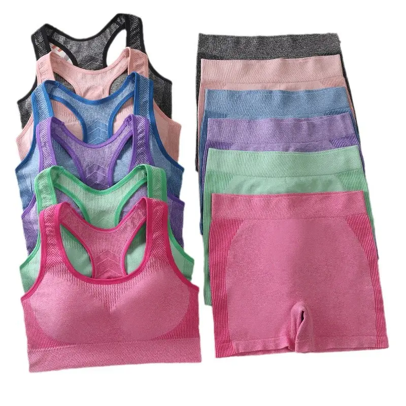 Pink Seamless Sports Bra with Back Closure - Image 11