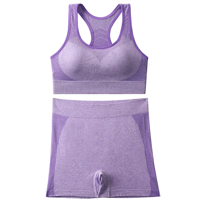 Pink Seamless Sports Bra with Back Closure - Image 4