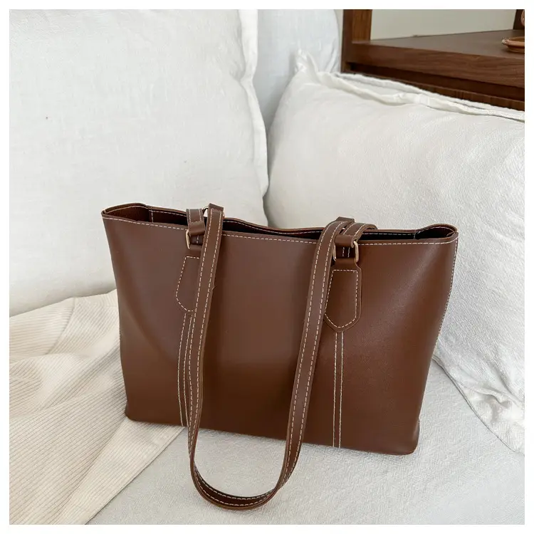 2025 Korean Style Black Leather Tote Bag for Women — feature 10