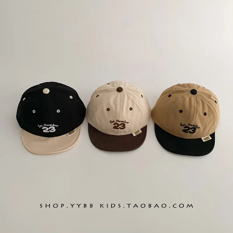 Men & Women Baby Cap Spring Autumn Thin Korean Letter Cap Sunshade Sunscreen Soft Brim Baseball Cap Trendy - Image 8