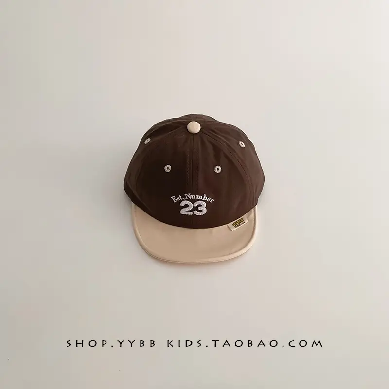 Men & Women Baby Cap Spring Autumn Thin Korean Letter Cap Sunshade Sunscreen Soft Brim Baseball Cap Trendy - Image 3
