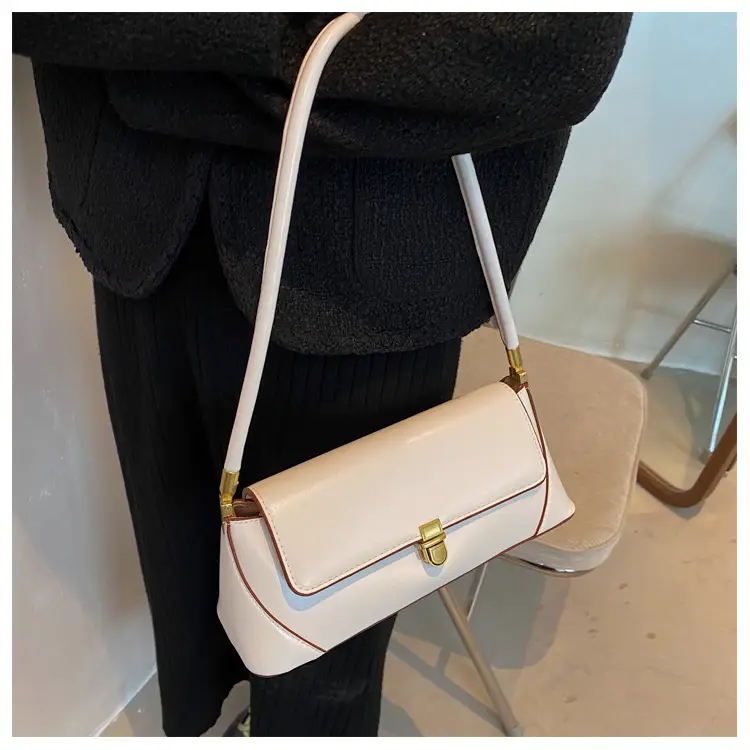 Retro Underarm Lock Bag Women Brown 2025 — feature 13