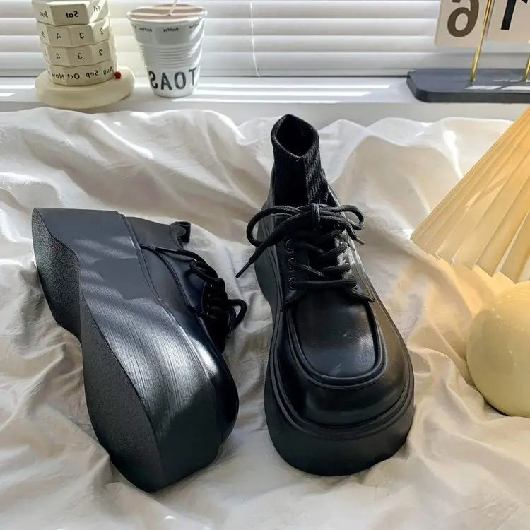 Black Thick Platform Mary Jane Shoes Women 2025 - Image 5