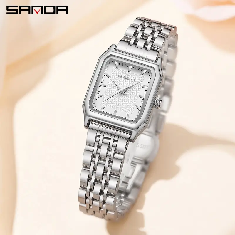 Sanda Gold Square Women's Quartz Watch - Image 23
