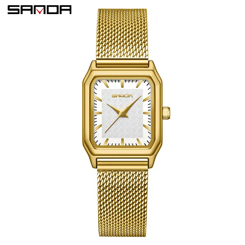 Sanda Gold Square Women's Quartz Watch - Image 16
