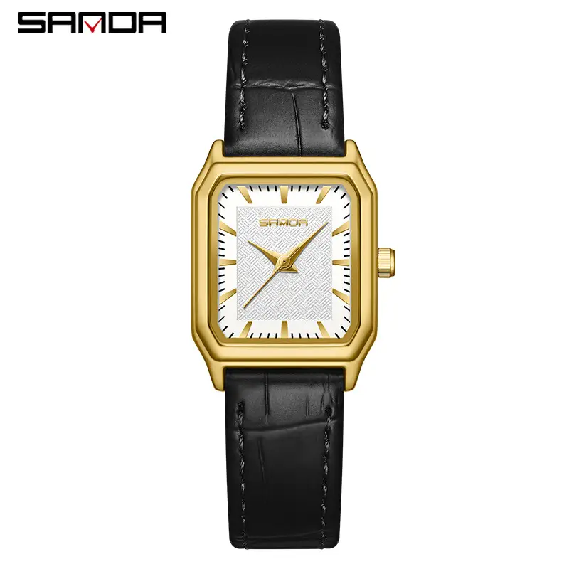 Sanda Gold Square Women's Quartz Watch - Image 9
