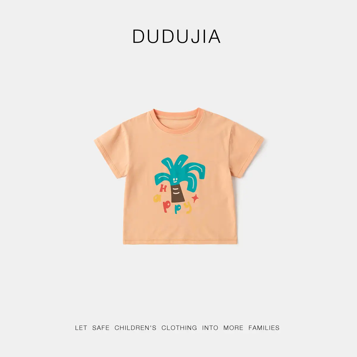 Dudu Jia Cotton T-Shirt White Kids Summer Wear - Image 9