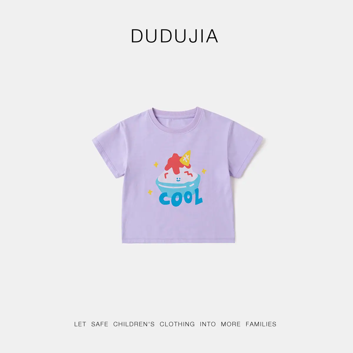 Dudu Jia Cotton T-Shirt White Kids Summer Wear - Image 11