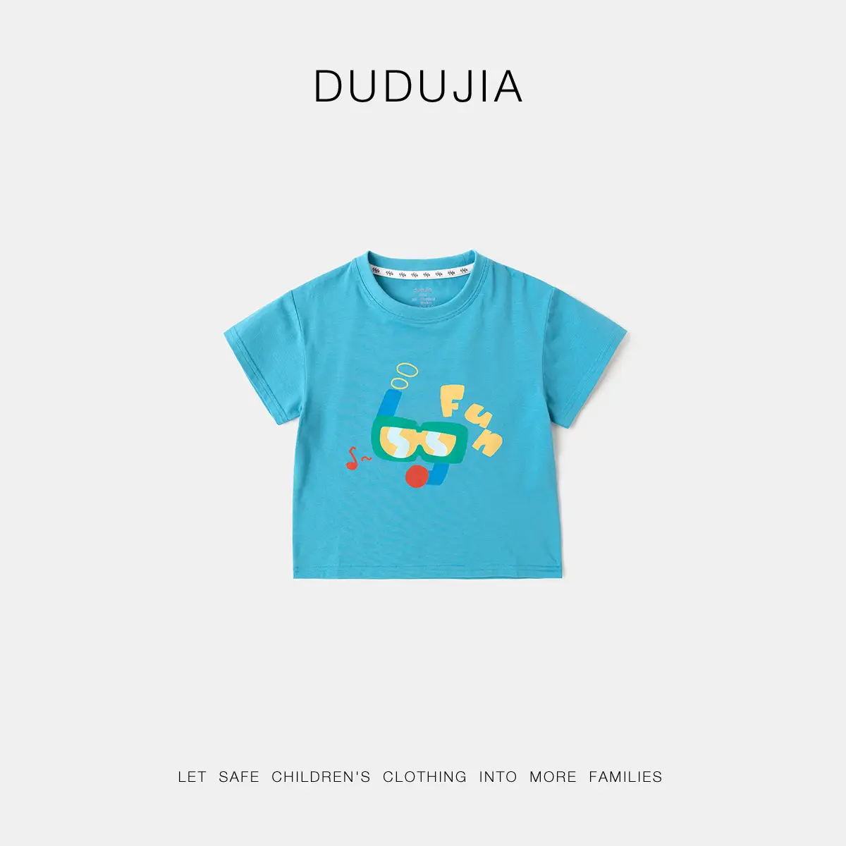 Dudu Jia Cotton T-Shirt White Kids Summer Wear - Image 8