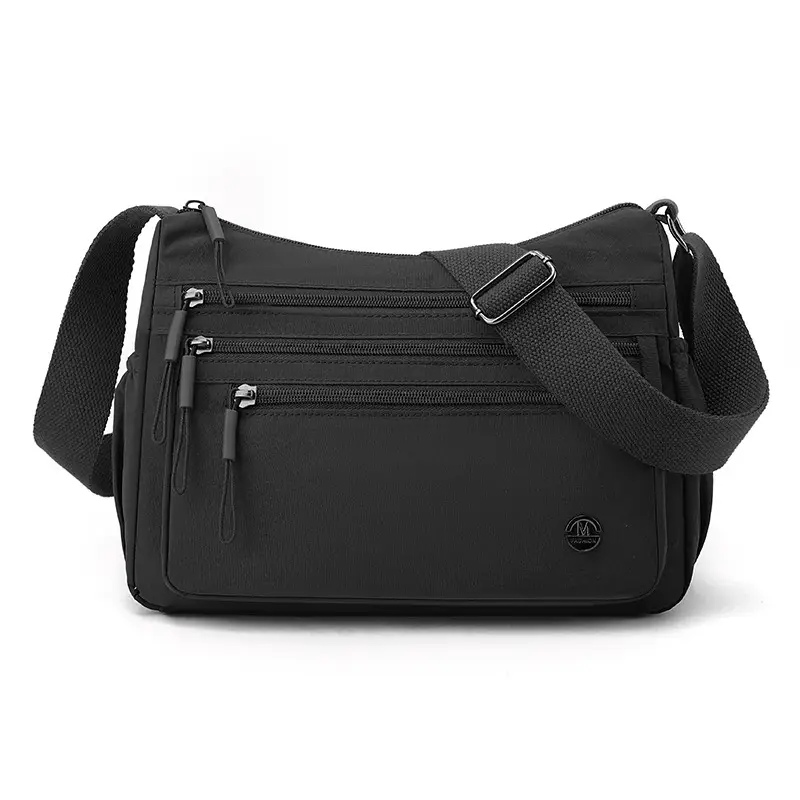 2025 New Green Nylon Crossbody Bag Multi-compartment Storage All-match