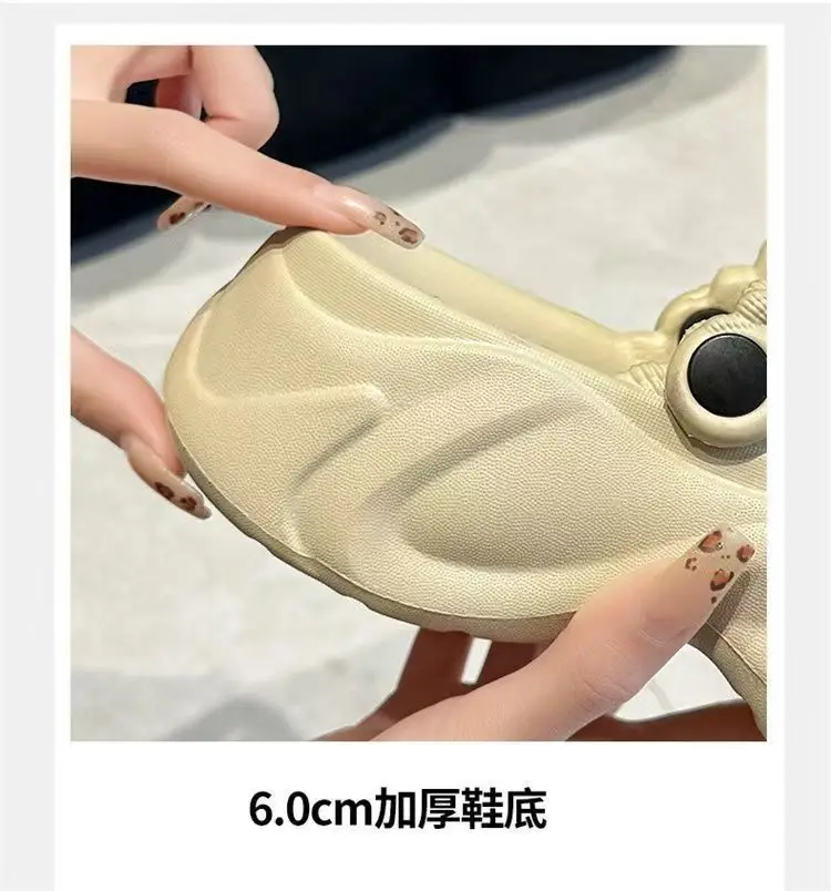 Women's White Braided Thick Sandals Summer 2025 — feature 3