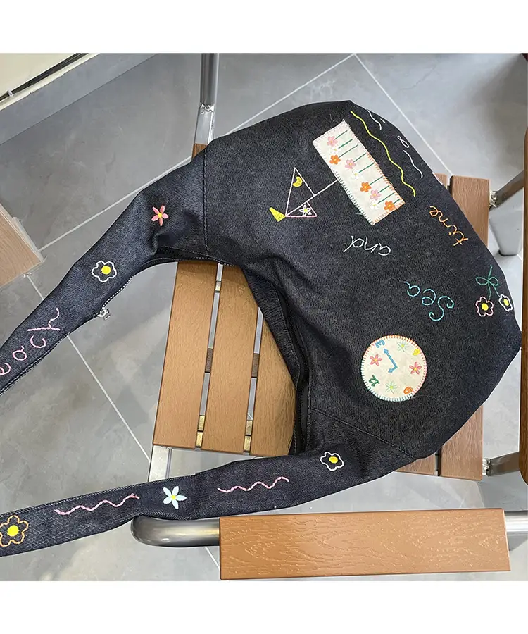 New Denim Crossbody Bag Large Capacity Women's Shoulder Bag — feature 5