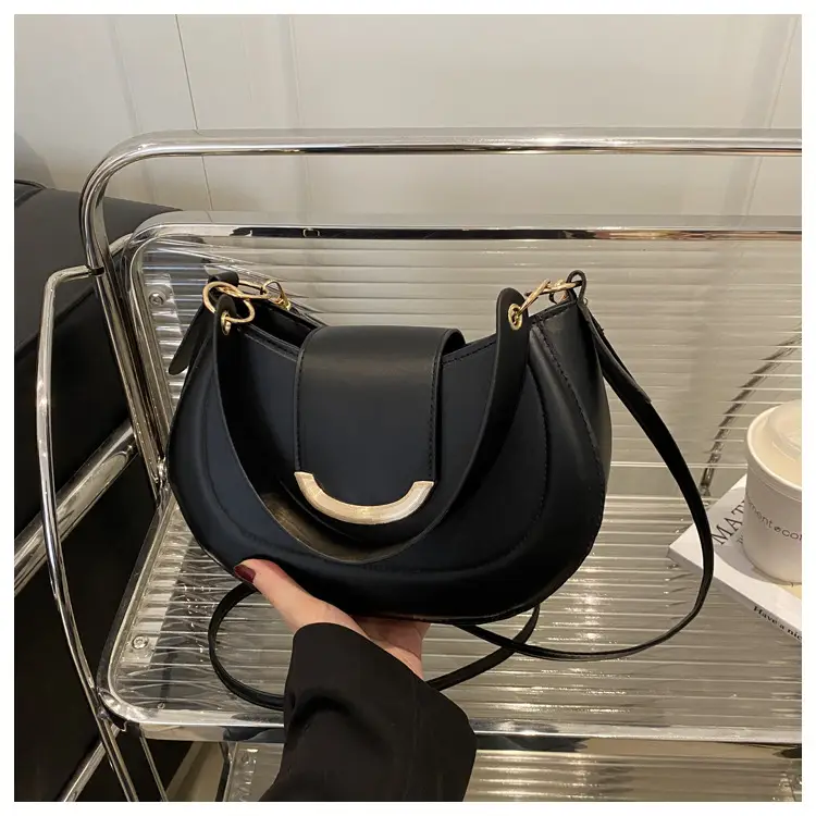 Women's Western Style Shoulder Bag 2025 Summer Solid Color — feature 19