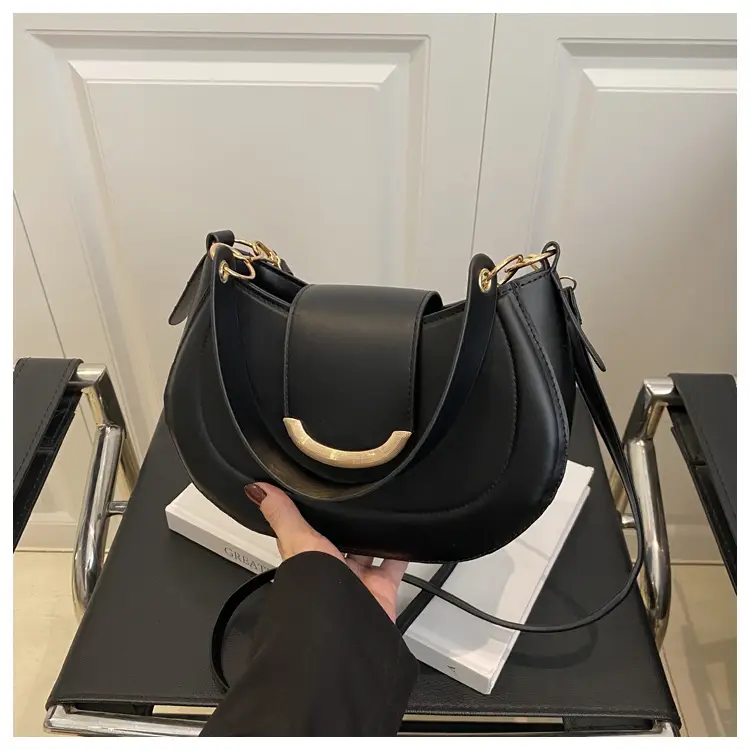 Women's Western Style Shoulder Bag 2025 Summer Solid Color — feature 20