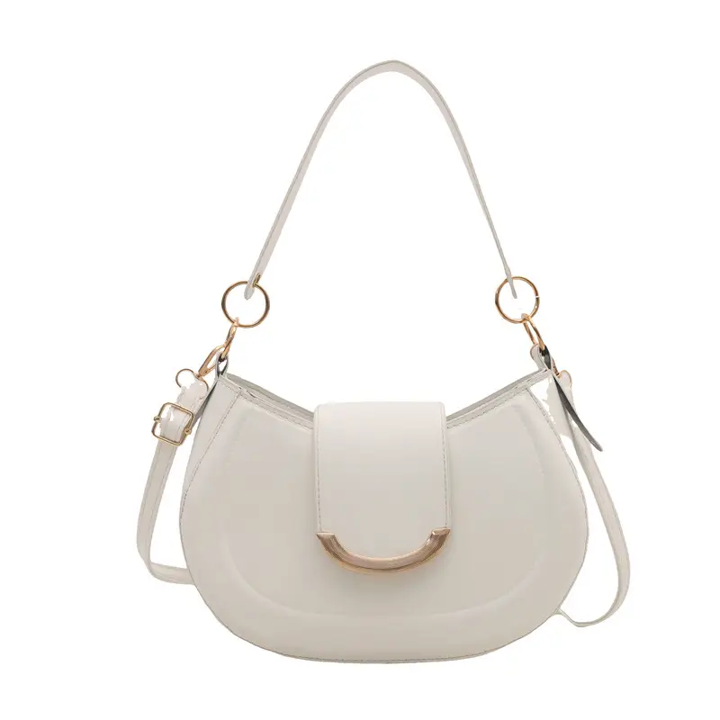 Women's Western Style Shoulder Bag 2025 Summer Solid Color