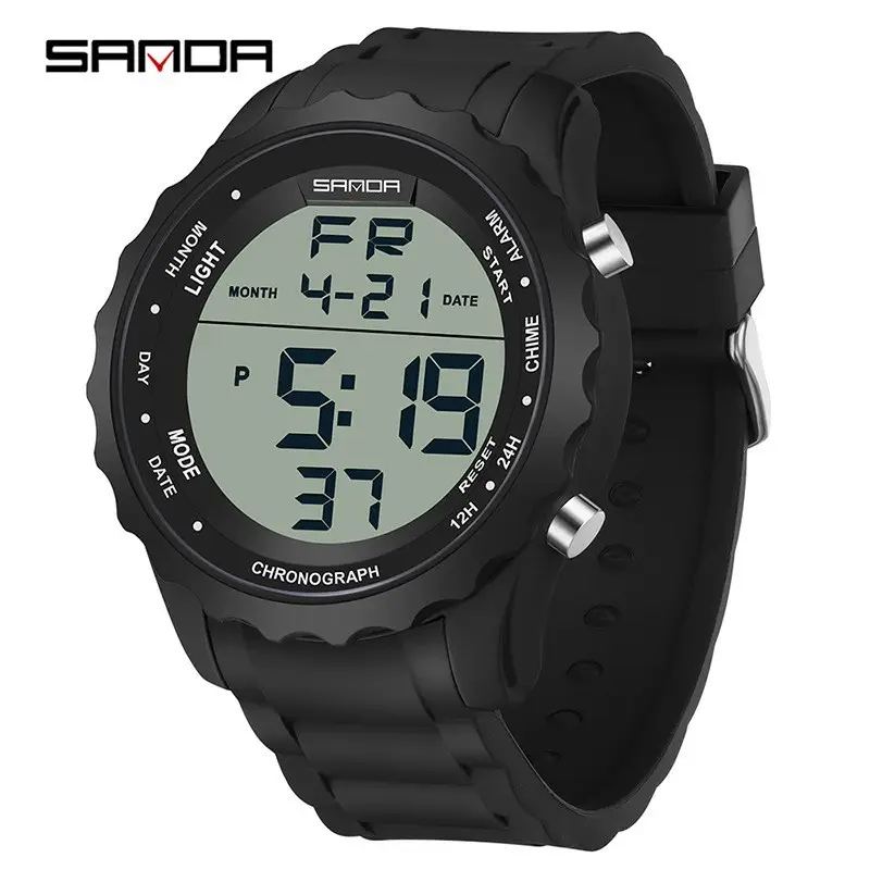 Sanda Waterproof 49MM Luminous Watch for Men