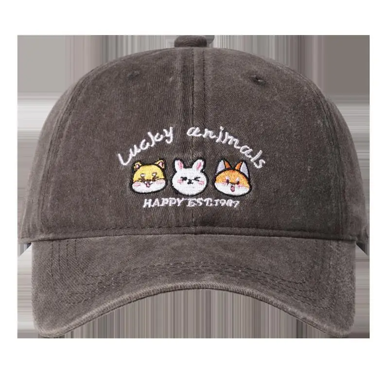 Japanese Style Retro Washed Old Ami Khaki Workwear Baseball Cap for Women American Soft Top Casual Sun Protection Peaked Cap for Men - Image 11