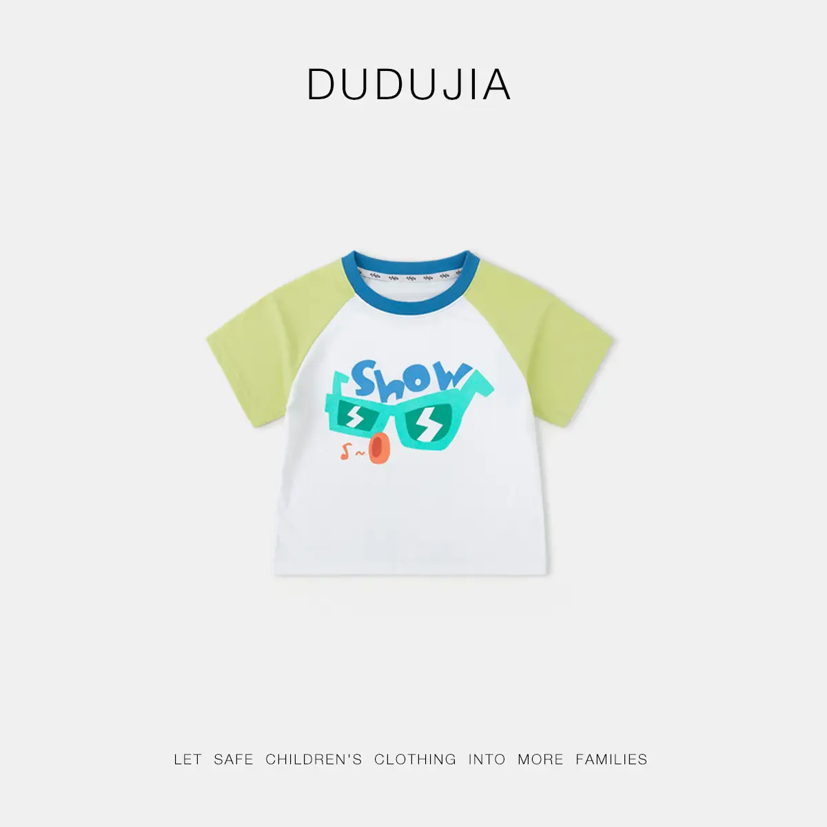 Cool Summer Kids Vest Blue White Sleeveless T-Shirt - Image 6