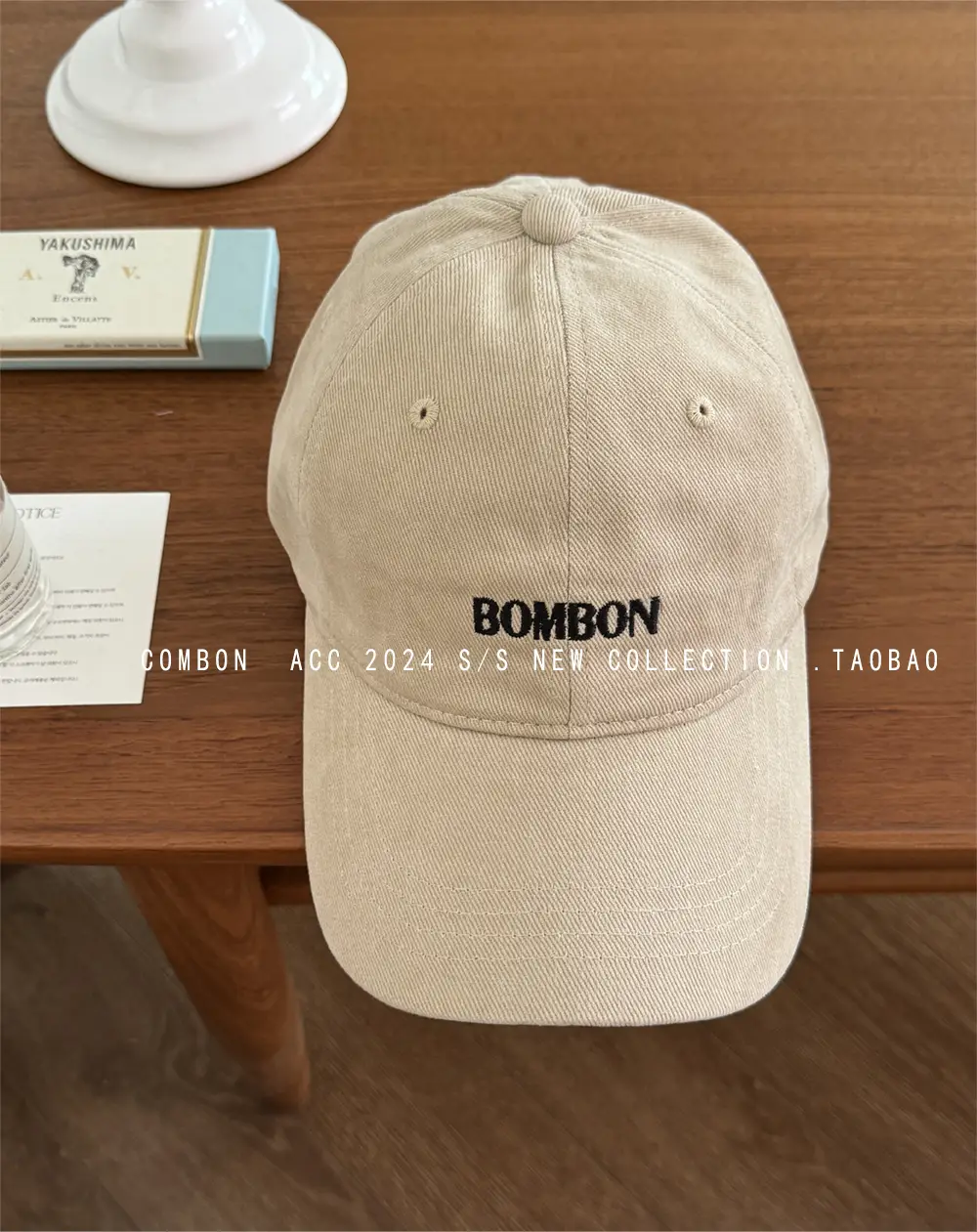 Women Blue Plaid Baseball Cap Brushed Cotton Large - Image 2
