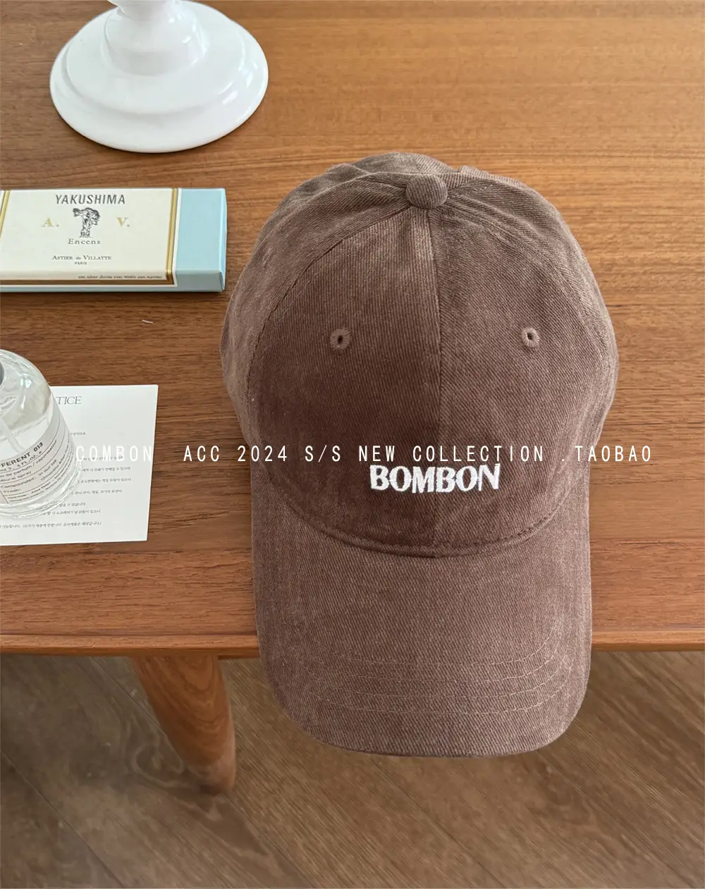 Women Blue Plaid Baseball Cap Brushed Cotton Large - Image 6