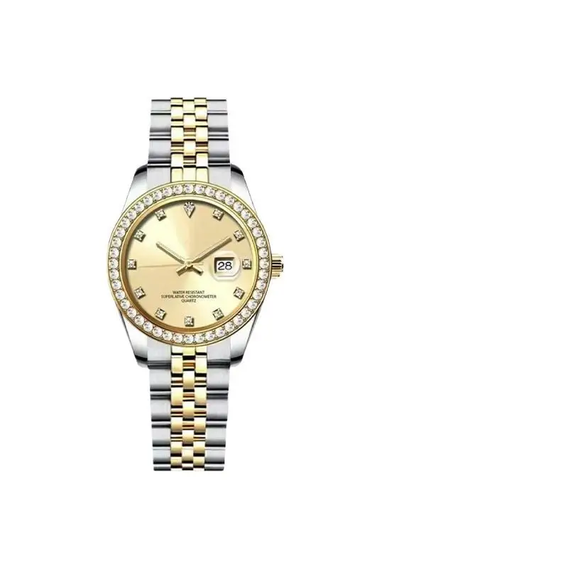 Cross-border Quartz Watch with Diamond Crystal Band - Image 4