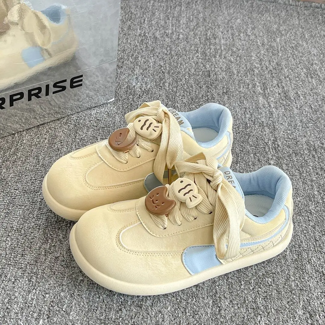 2025 Spring New Campus Style Korean Cat and Fish Sneakers Women's All-match Casual Lightweight Sports Shoes College Style Trendy Shoes — feature 4