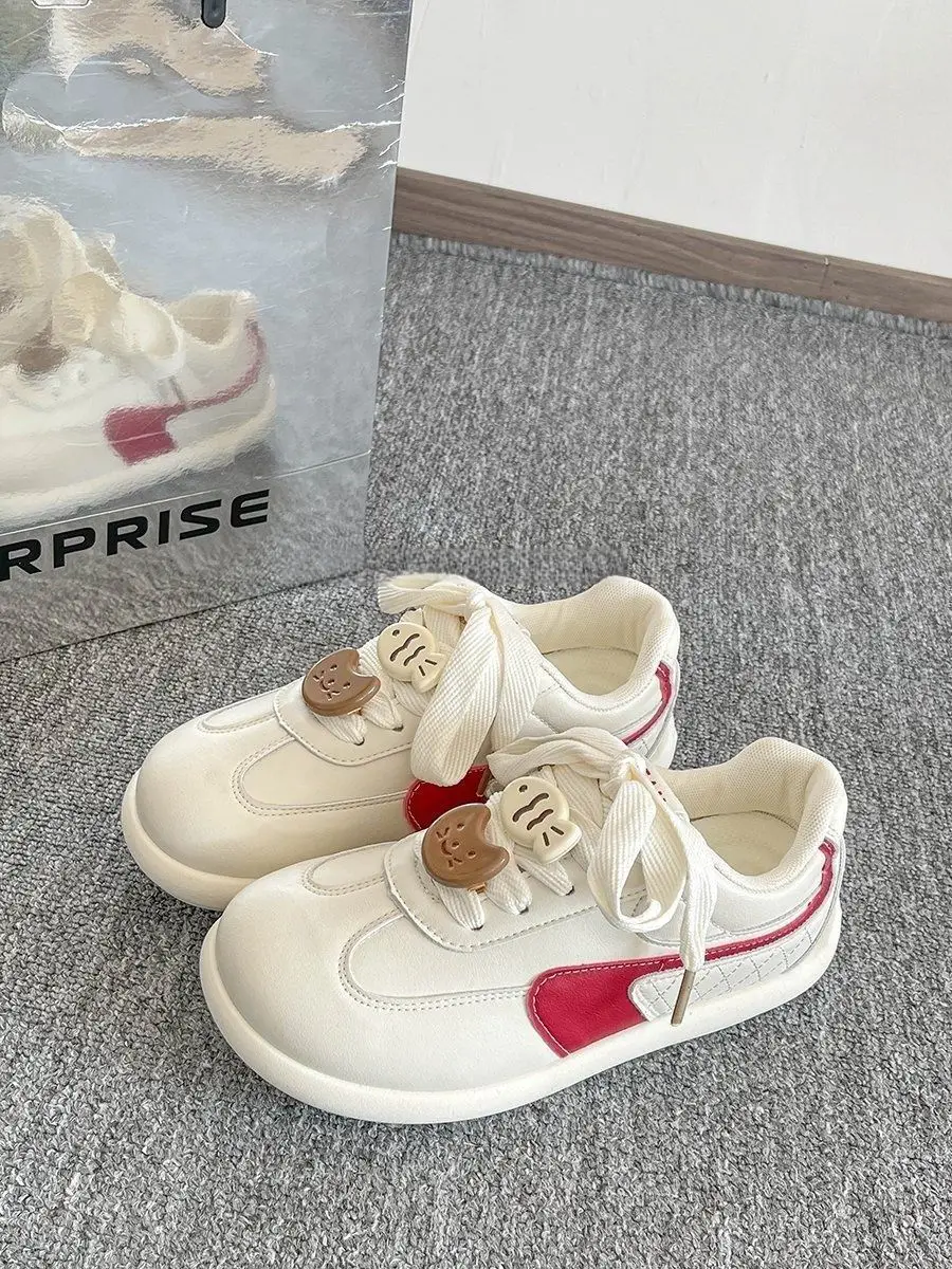 2025 Spring New Campus Style Korean Cat and Fish Sneakers Women's All-match Casual Lightweight Sports Shoes College Style Trendy Shoes — feature 9