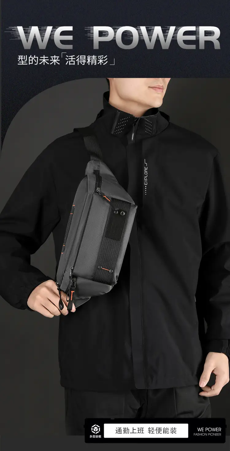 Waterproof Crossbody Bag for Men Women Travel Commuter — feature 3