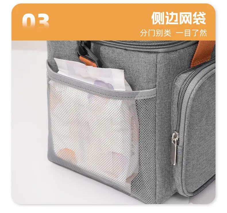 Double Layer Insulated Lunch Bag Oxford Cloth Portable Bag — feature 10