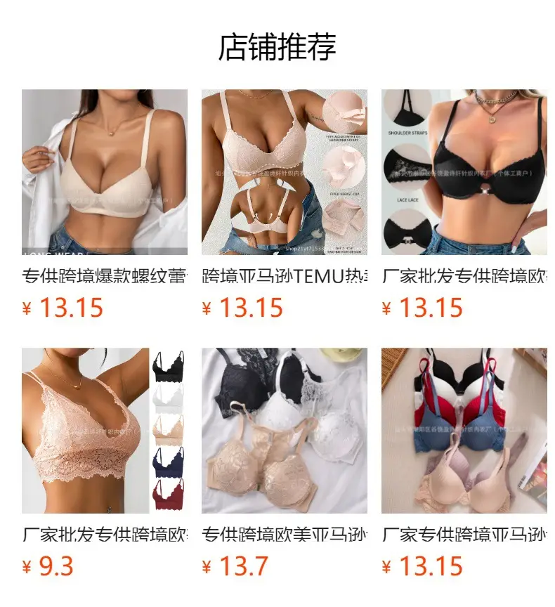 Lace Temptation Bra Adjustable Push-Up Steel Ring Underwear — feature 1