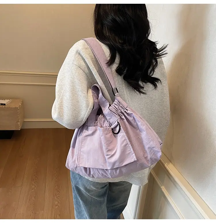 New Women's Olive Green Bucket Bag with Crossbody Strap — feature 22