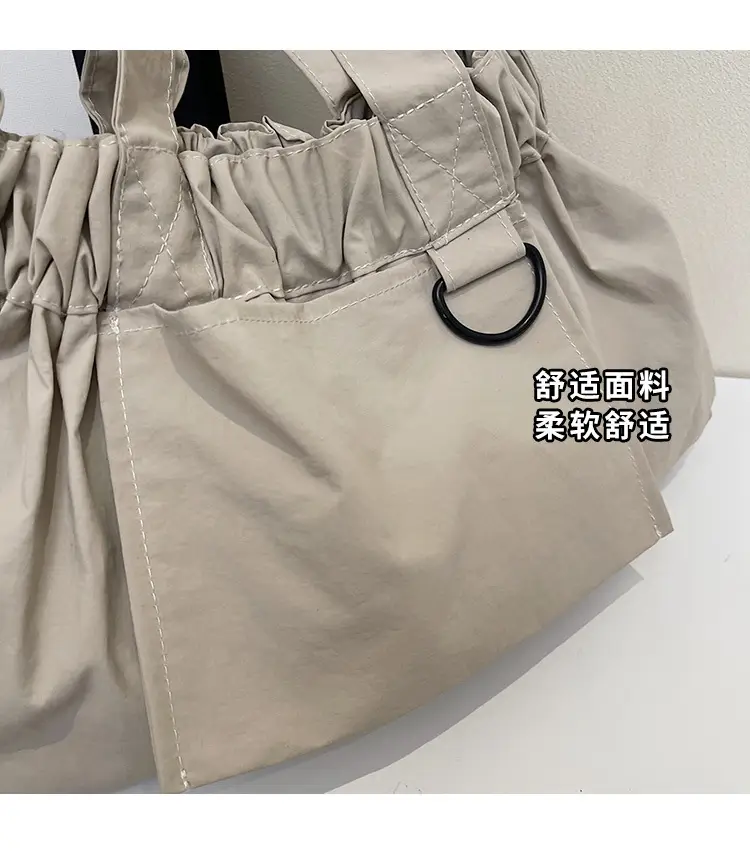 New Women's Olive Green Bucket Bag with Crossbody Strap — feature 3
