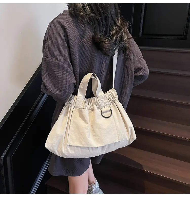 New Women's Olive Green Bucket Bag with Crossbody Strap — feature 38