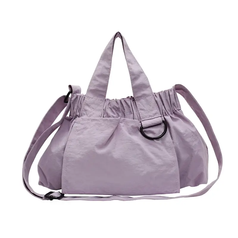 New Women's Olive Green Bucket Bag with Crossbody Strap - Image 2