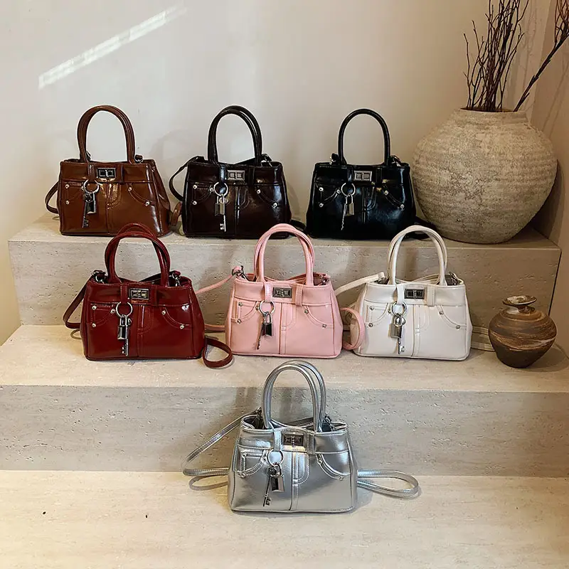 Silver Leather Shoulder Bag for Women 2025 - Image 10