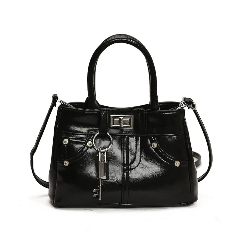 Silver Leather Shoulder Bag for Women 2025 - Image 11