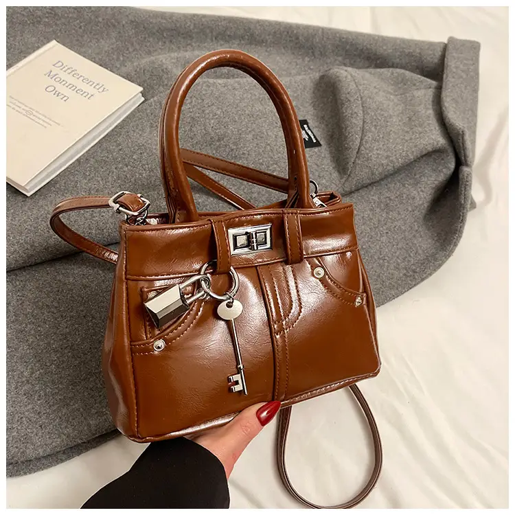 Silver Leather Shoulder Bag for Women 2025 - Image 5