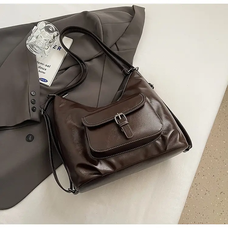 Brown Leather Crossbody Bag for Women 2026 - Image 6