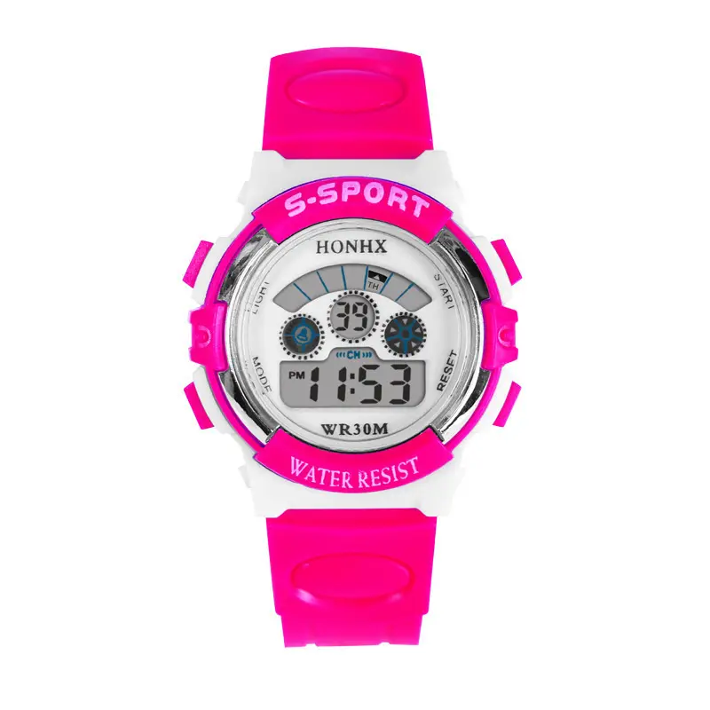Red Digital Multi-Function Watch for Kids Women - Image 7
