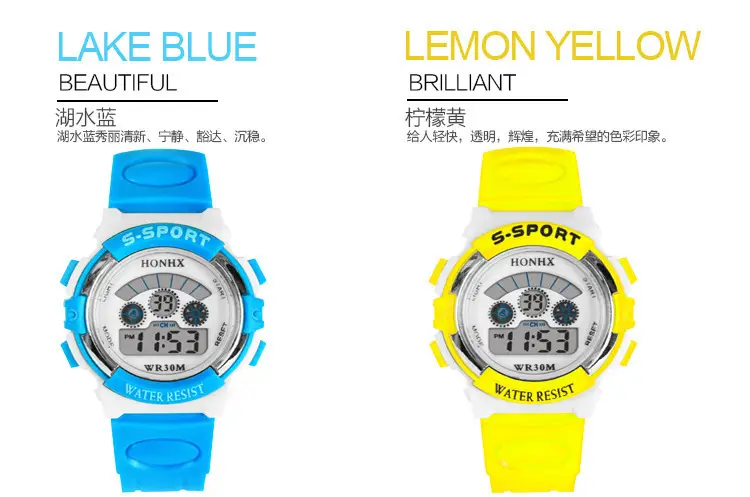 Red Digital Multi-Function Watch for Kids Women — feature 9