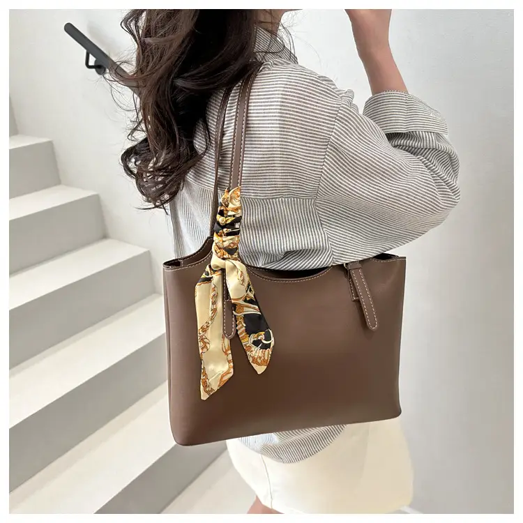 Black Korean Style Large Capacity Shoulder Tote Bag for Women — feature 11
