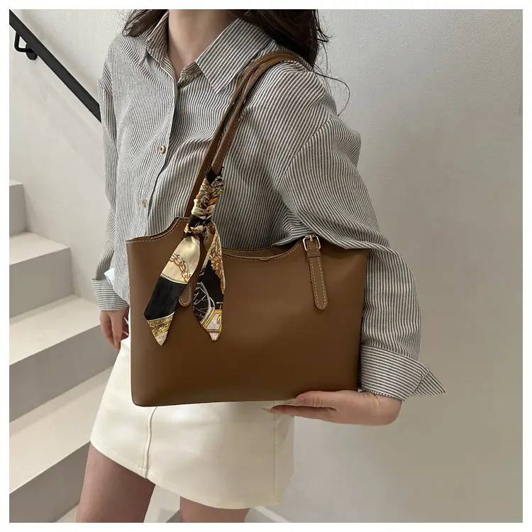 Black Korean Style Large Capacity Shoulder Tote Bag for Women — feature 14