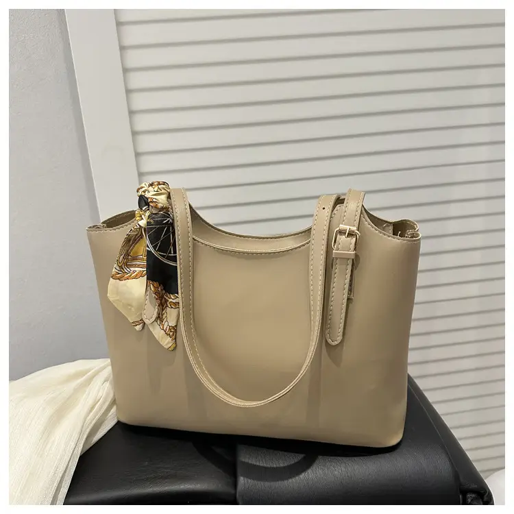 Black Korean Style Large Capacity Shoulder Tote Bag for Women