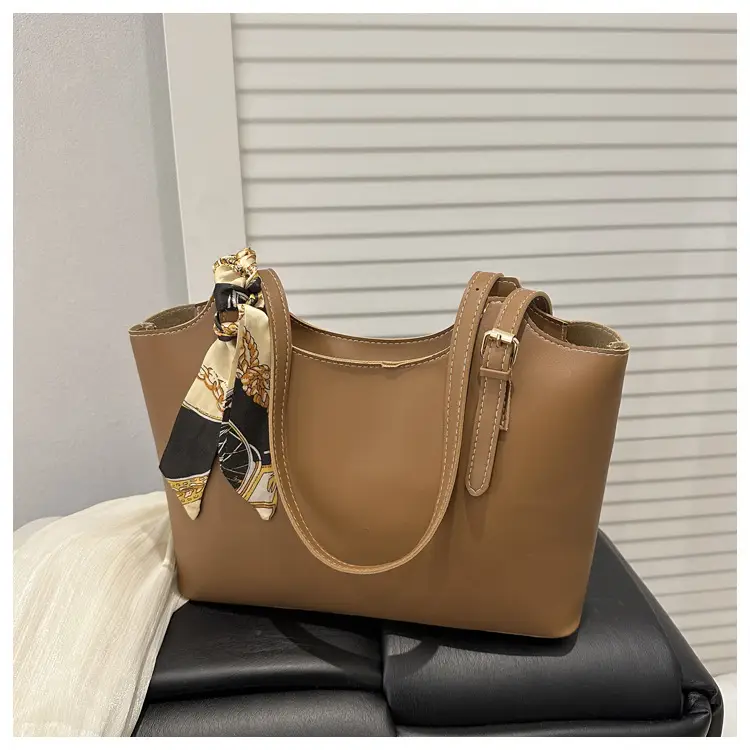 Black Korean Style Large Capacity Shoulder Tote Bag for Women