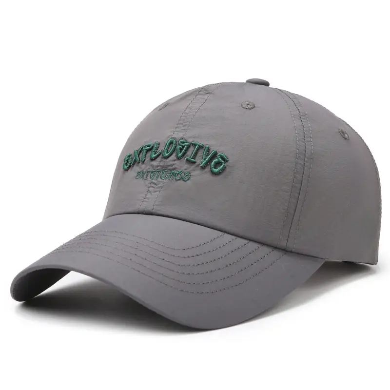 Retro Embroidered Baseball Cap White Unisex All Match - Image 3