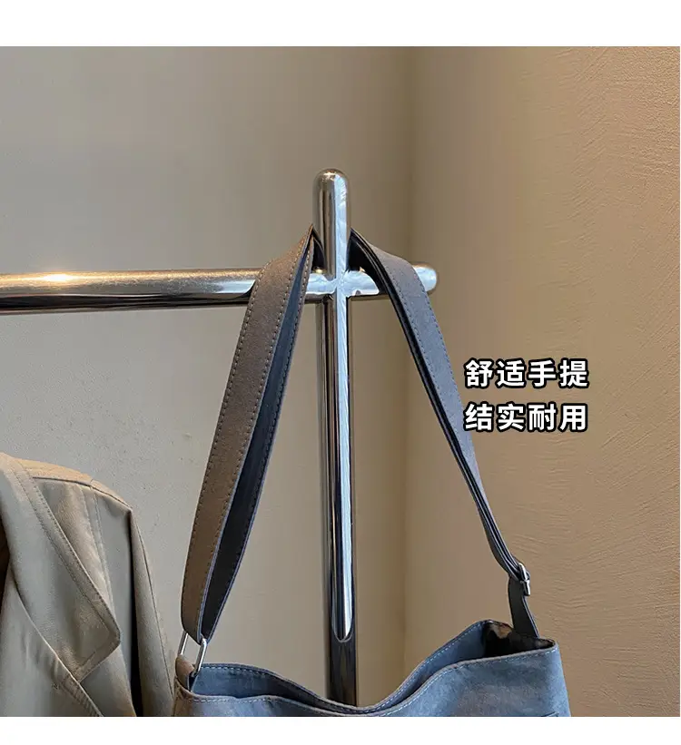 Women Ruffled Cloth Tote Bag Cream Large Capacity — feature 3