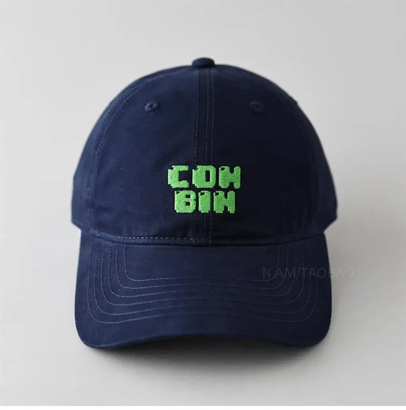Women's White Cotton Baseball Cap with "Cowboy" Embroidery — feature 3