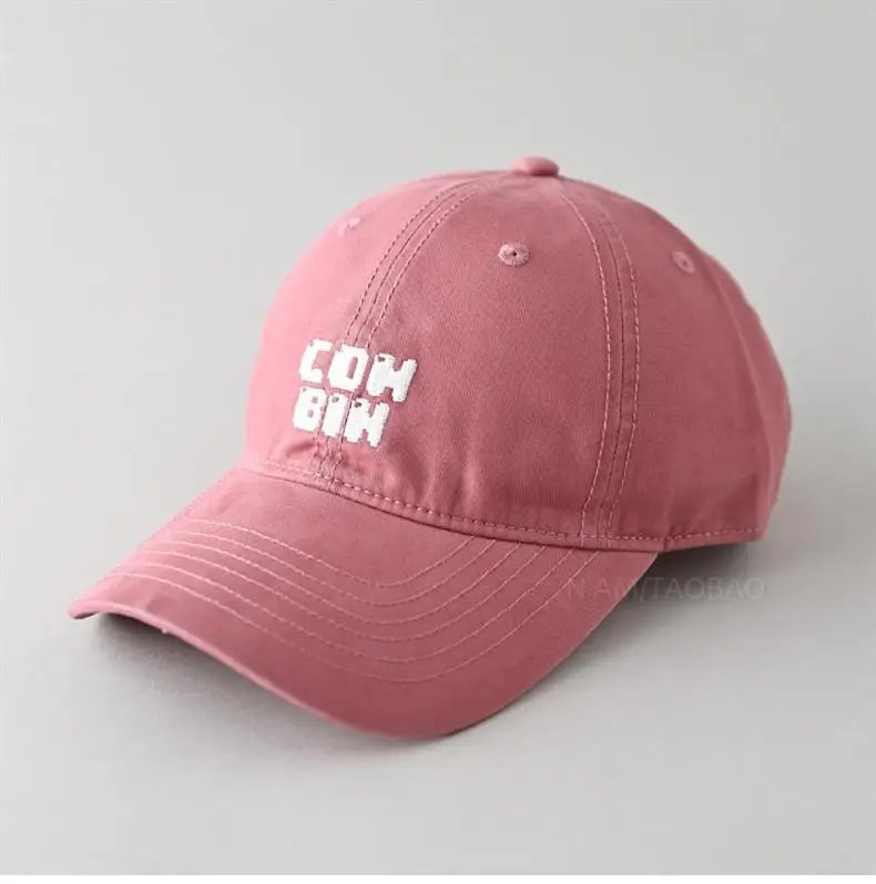 Women's White Cotton Baseball Cap with "Cowboy" Embroidery — feature 5
